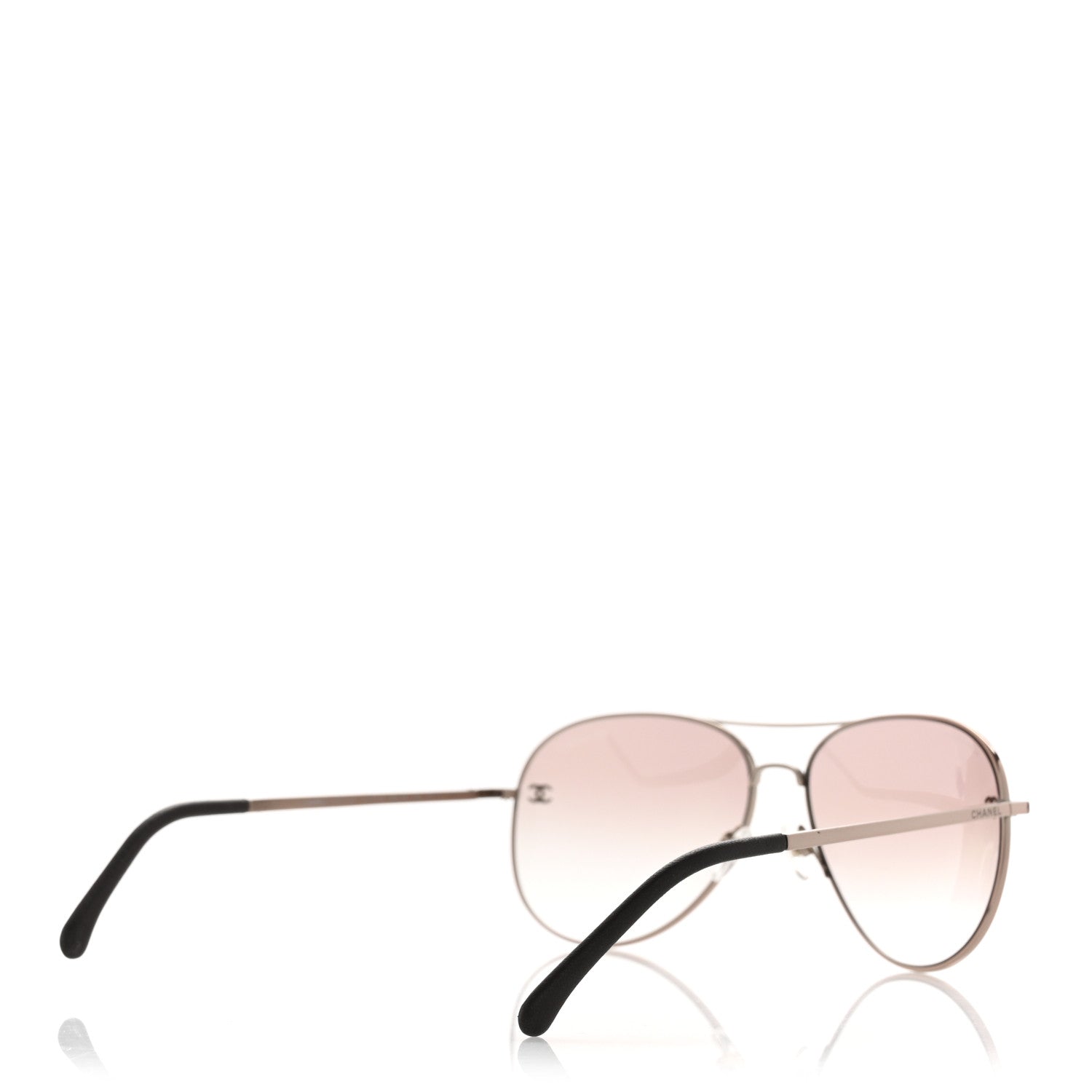 Chanel CC Aviator Sunglasses 4189-T-Q Pink 4 of 10