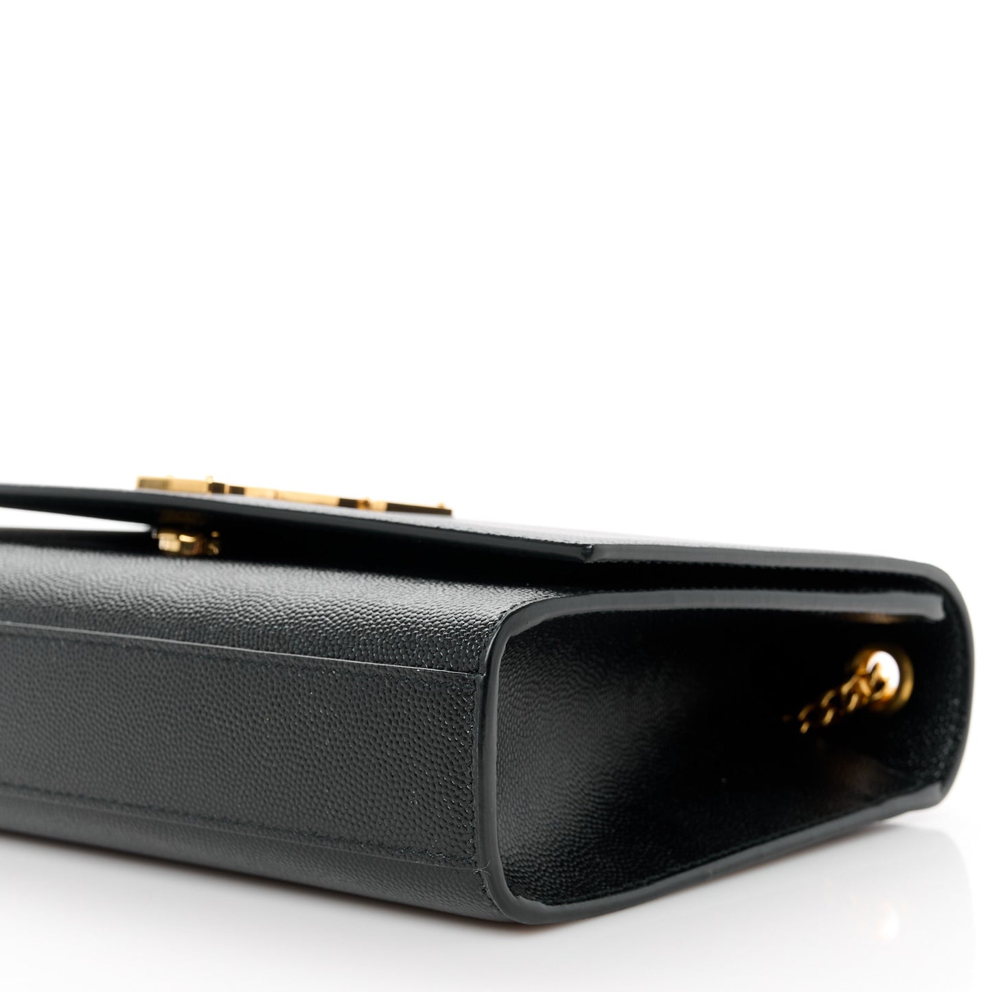 Grain De Poudre Medium Monogram Kate Satchel Black