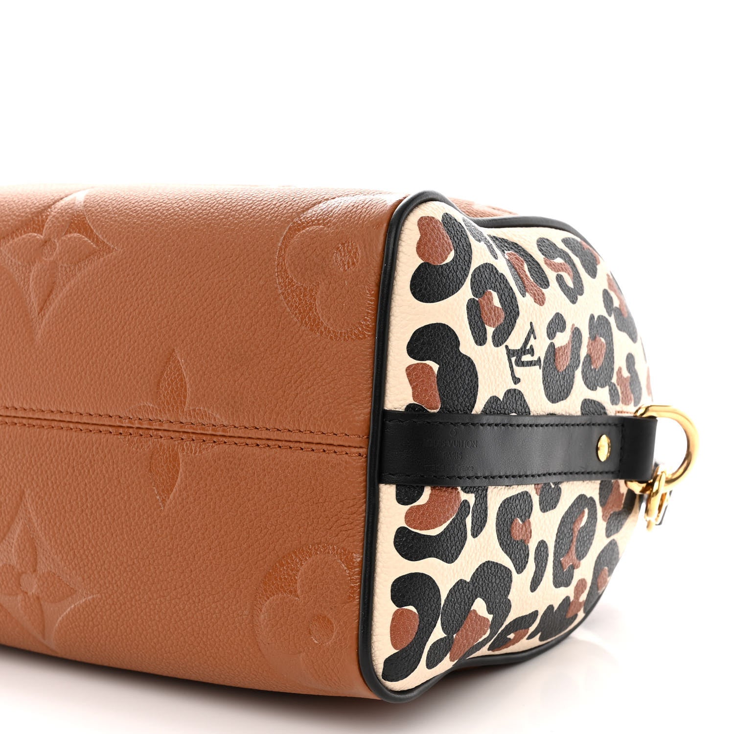 Louis Vuitton Empreinte Monogram Giant Wild At Heart Speedy Bandouliere 25 Caramel 9 of 9
