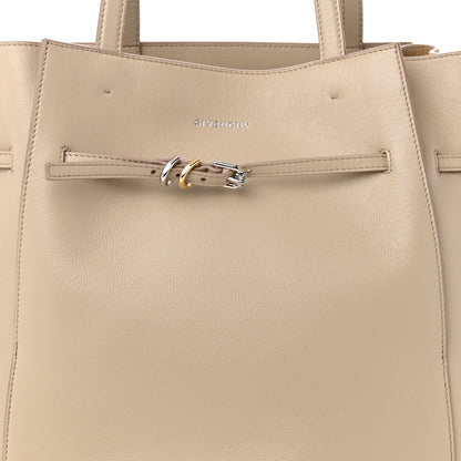 Givenchy Calfskin Voyou Medium North South Tote Natural Beige 8 of 10
