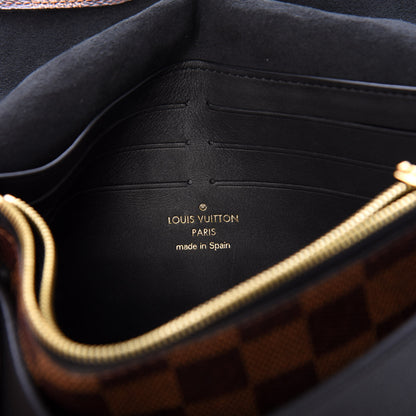 Louis Vuitton Damier Ebene Vavin Chain Wallet Black 6 of 11