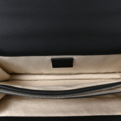 Gucci Pebbled Calfskin Small Dionysus Shoulder Bag Black 4 of 11