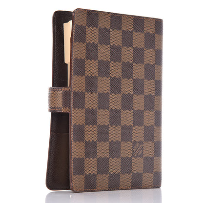 Louis Vuitton Damier Ebene Medium Ring Agenda Cover 3 of 10
