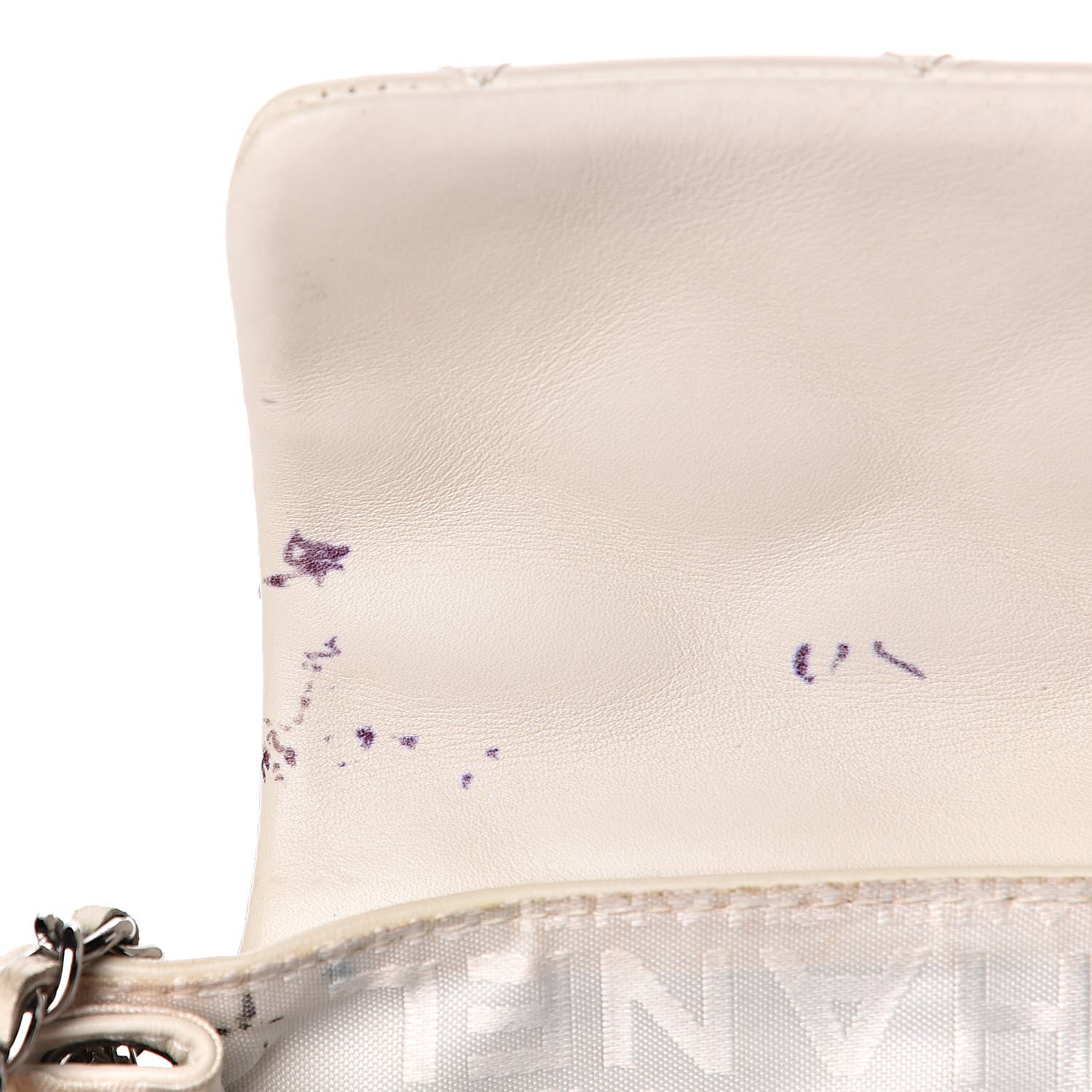 Chanel Lambskin Quilted Accordion Mademoiselle Flap White 8 of 13