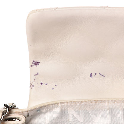 Chanel Lambskin Quilted Accordion Mademoiselle Flap White 8 of 13