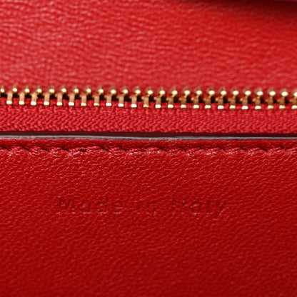 Celine Box Calfskin Medium Classic Box Flap Bag Dark Brick 7 of 13
