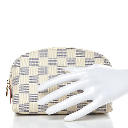 Louis Vuitton Damier Azur Cosmetic Pouch 2 of 7