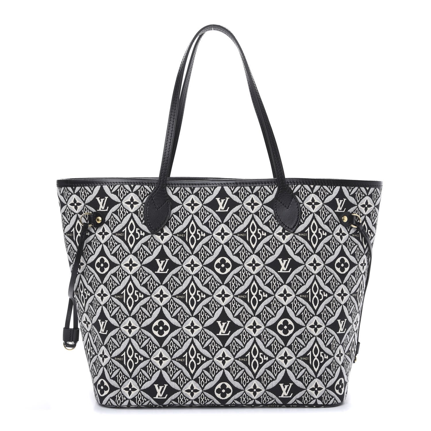 Louis Vuitton Jacquard Since 1854 Neverfull MM Grey 1 of 10
