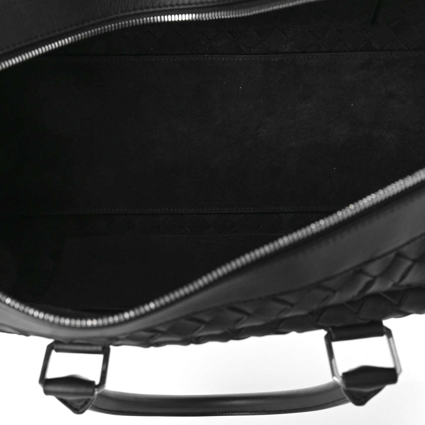 Nappa Intrecciato Duffle Bag Black