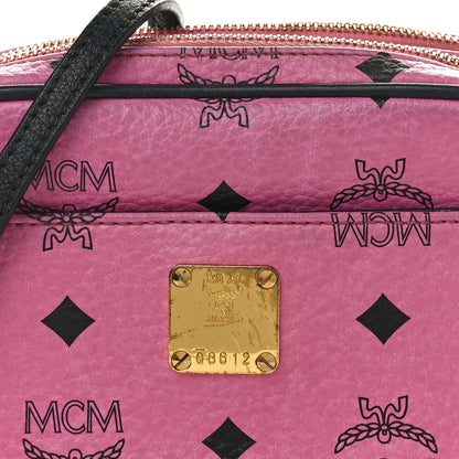 MCM Visetos Mini Camera Crossbody Bag Pink 7 of 13