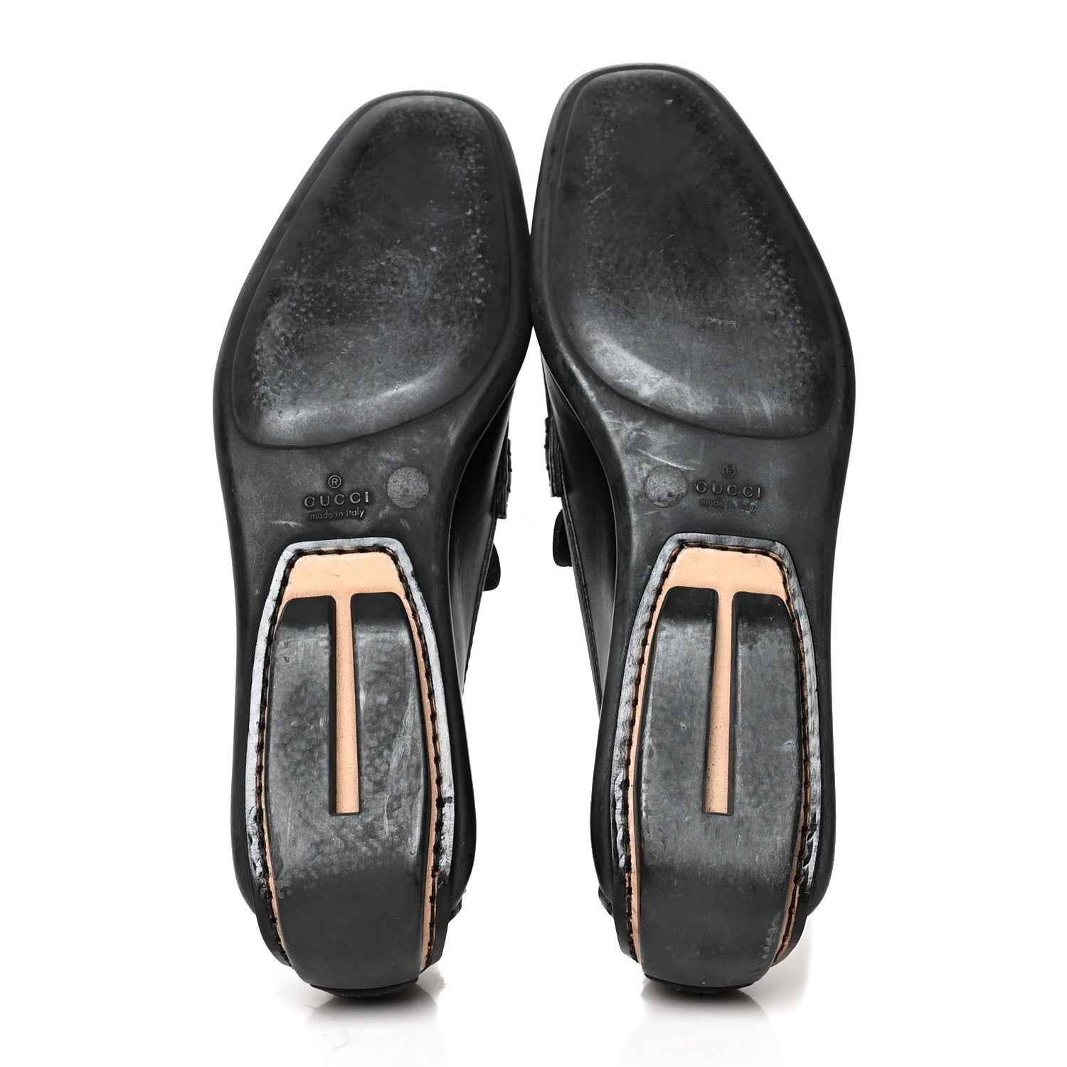 Gucci Calfskin Mens Horsebit Driver Loafers 9 Black 6 of 9