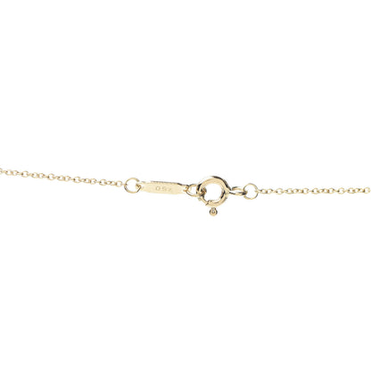 Tiffany 18K Yellow Gold Mother of Pearl Heart Pendant Necklace 4 of 5