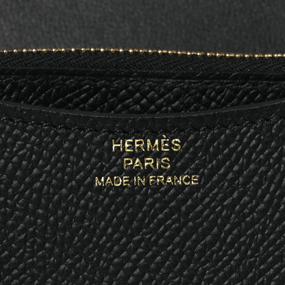 Hermes Epsom Constance Slim Wallet Black 7 of 10