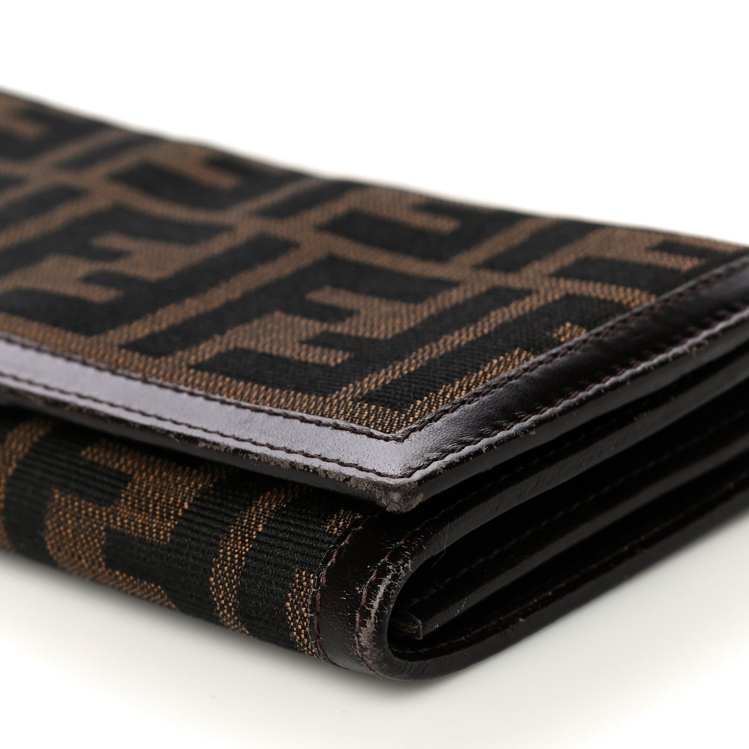 Fendi Zucca Continental Wallet Tobacco 9 of 15