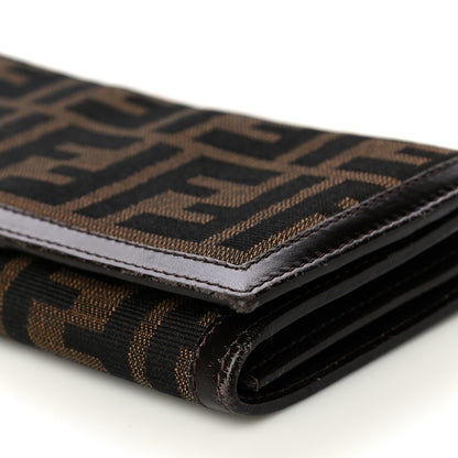Fendi Zucca Continental Wallet Tobacco 9 of 15