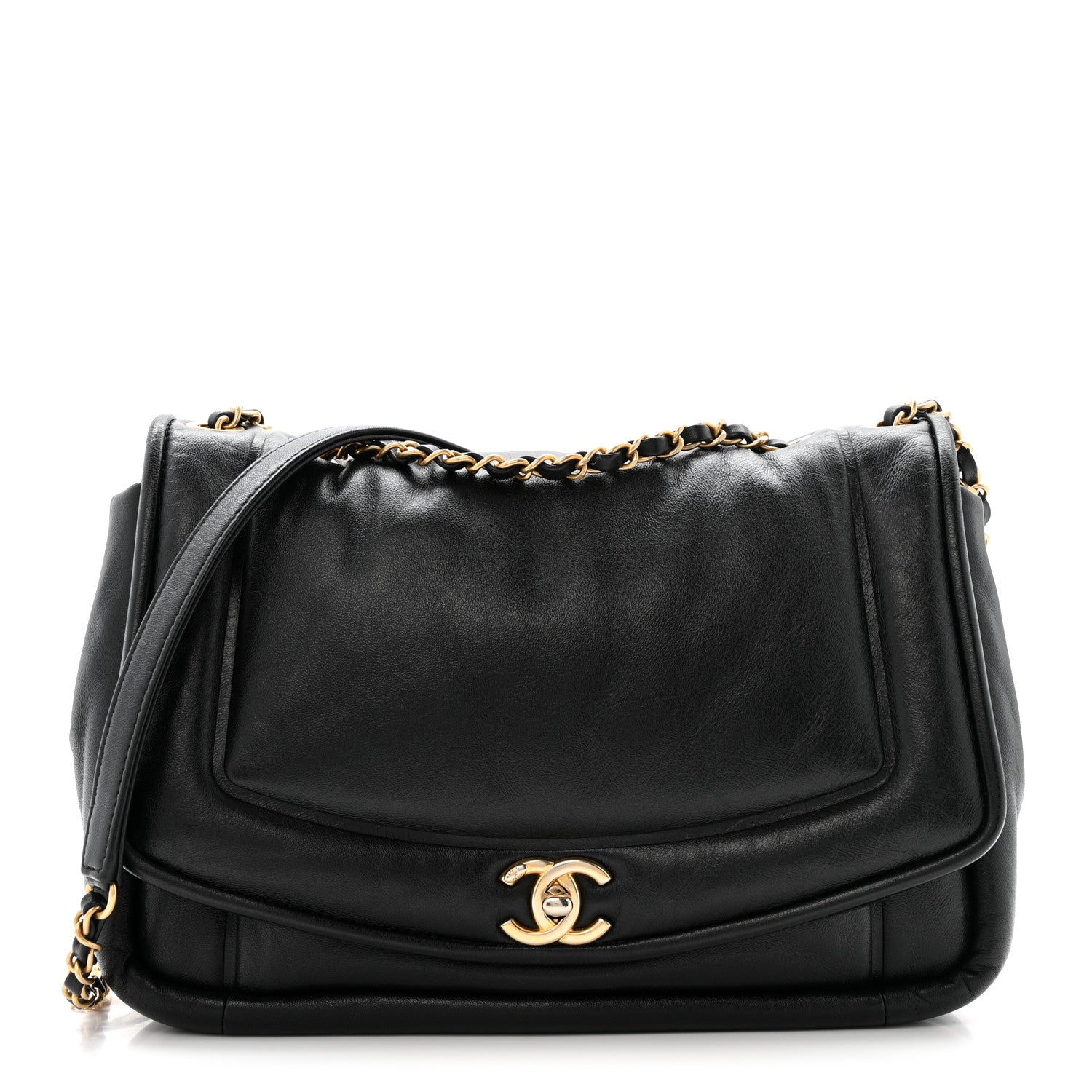 Chanel Lambskin Medium Simply Flap Black 1 of 15