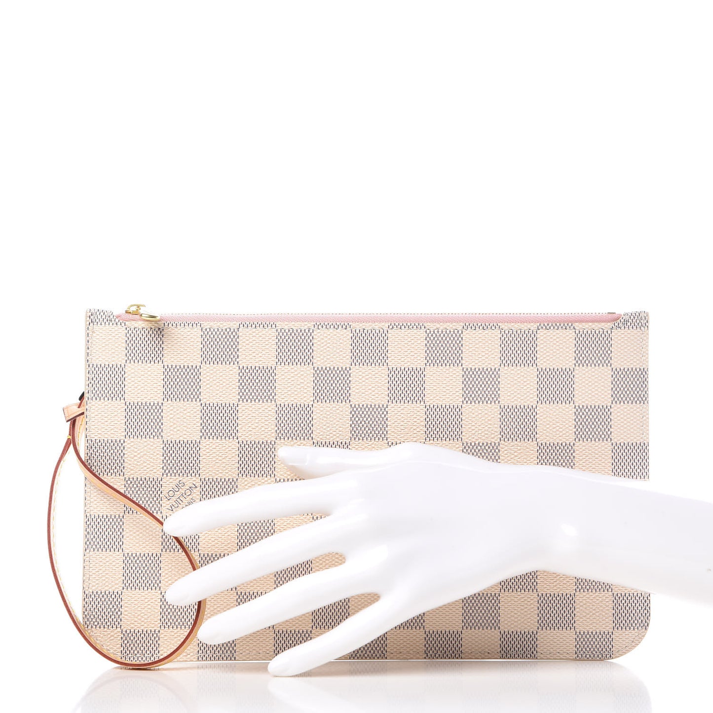 Damier Azur Neverfull MM GM Pochette Rose Ballerine