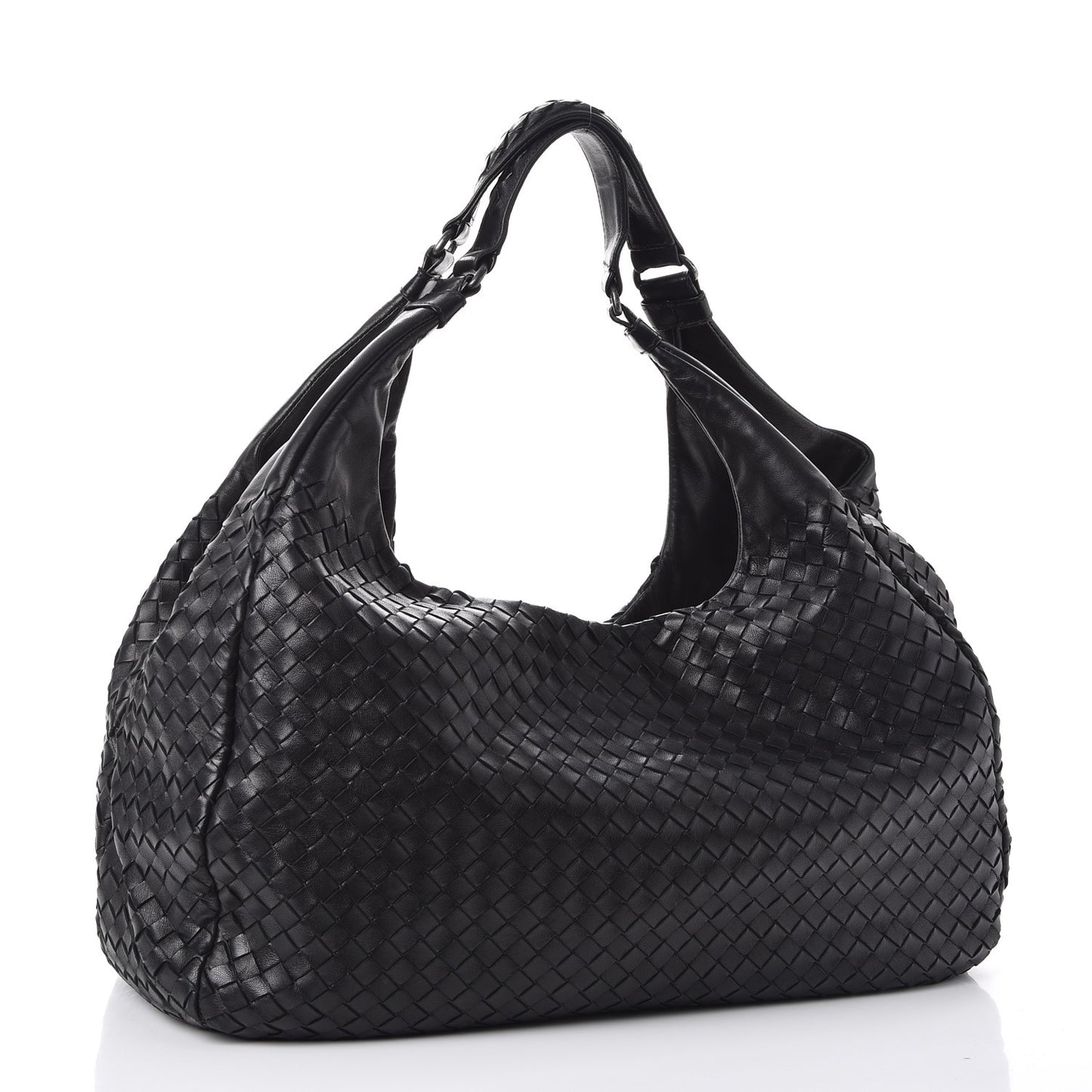 Nappa Intrecciato Large Campana Nero Black