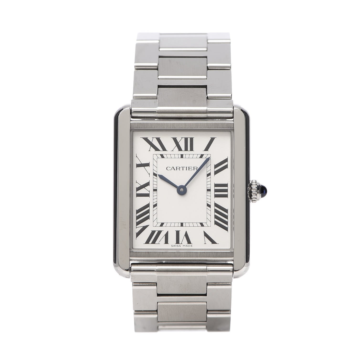 Cartier Stainless Steel 27mm Tank Solo Quartz Watch 1 of 7
