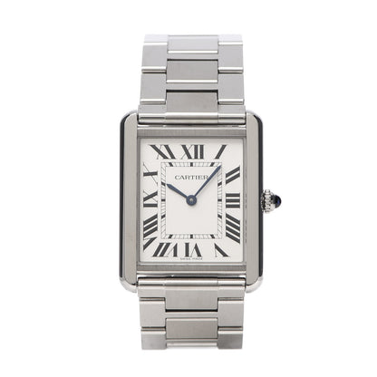 Cartier Stainless Steel 27mm Tank Solo Quartz Watch 1 of 7