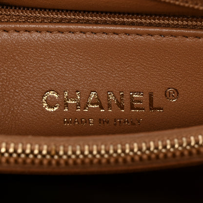 Chanel Caviar Lizard Quilted Large Coco Handle Flap Beige 6 of 10