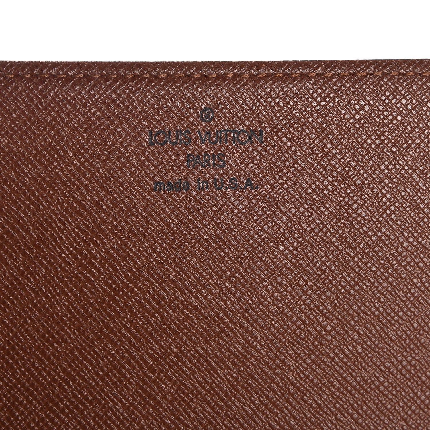 Louis Vuitton Monogram Simple Checkbook Holder Wallet Cover 6 of 7