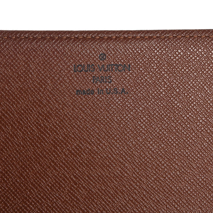 Louis Vuitton Monogram Simple Checkbook Holder Wallet Cover 6 of 7