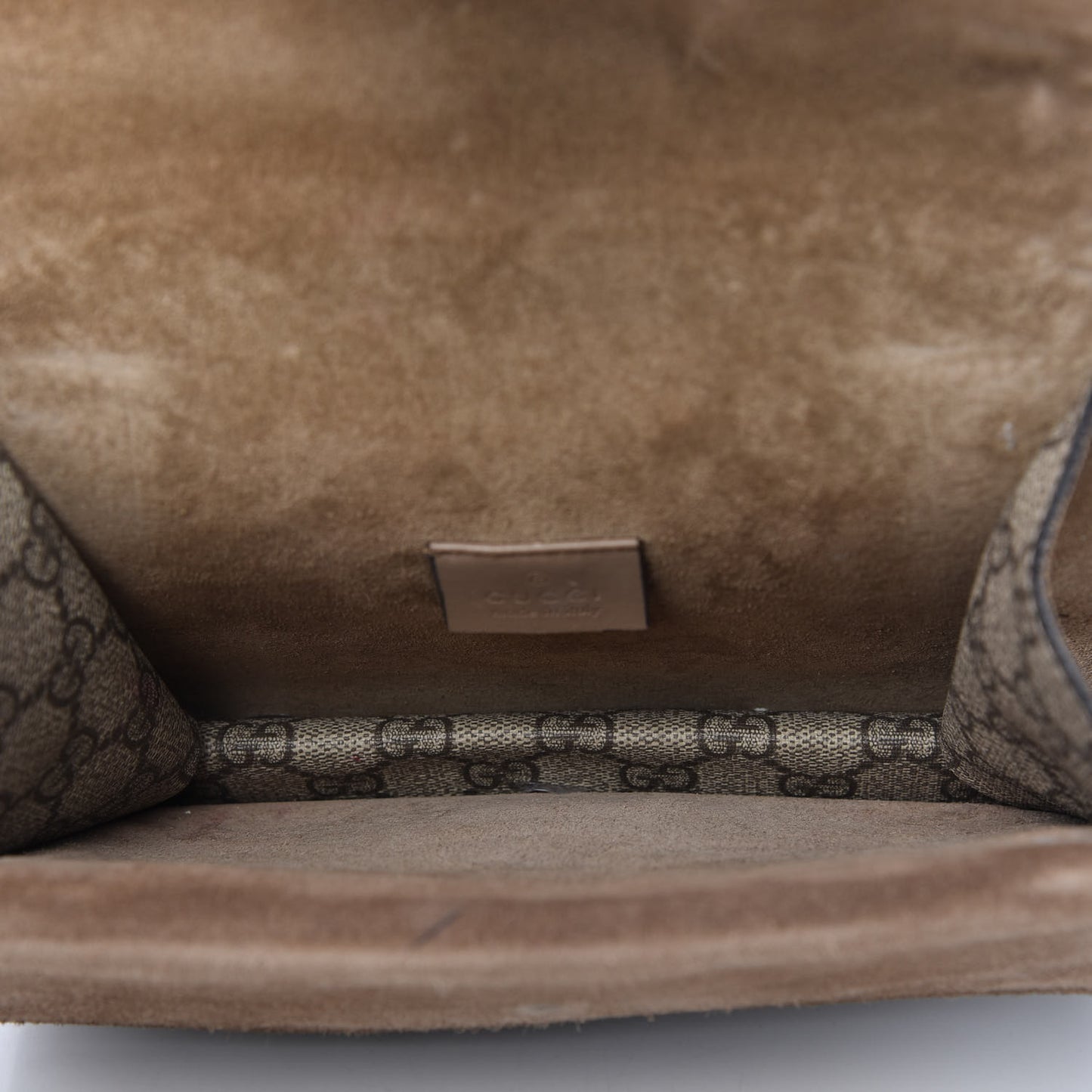 GG Supreme Monogram Mini Dionysus Shoulder Bag Taupe