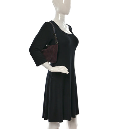 Prada Tessuto Nylon Saffiano Hobo Plum 2 of 8