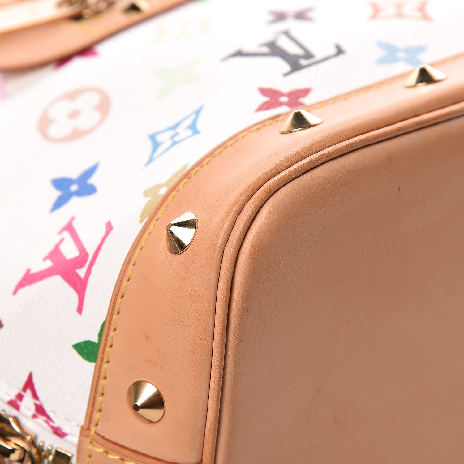 Louis Vuitton Monogram Multicolor Alma White 9 of 19