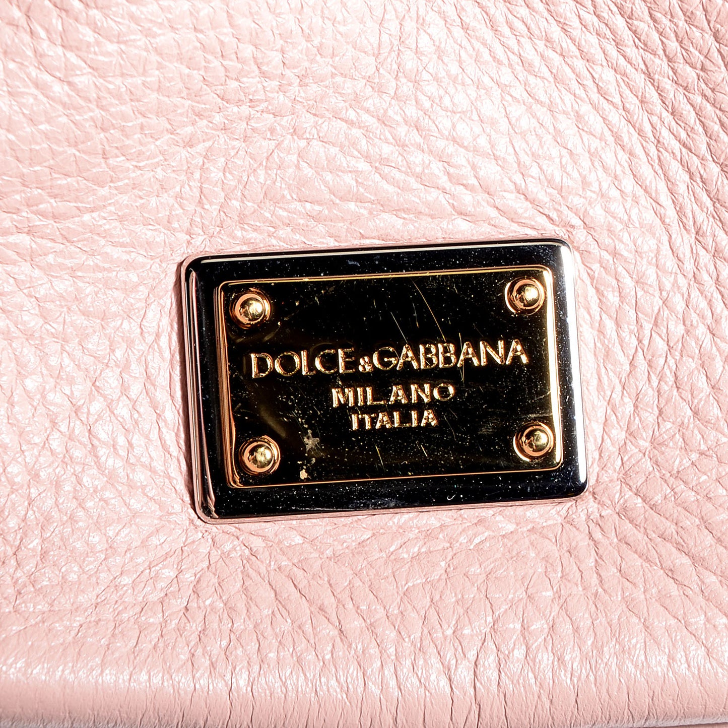 Grained Deerskin Medium Miss Sicily Satchel Pink