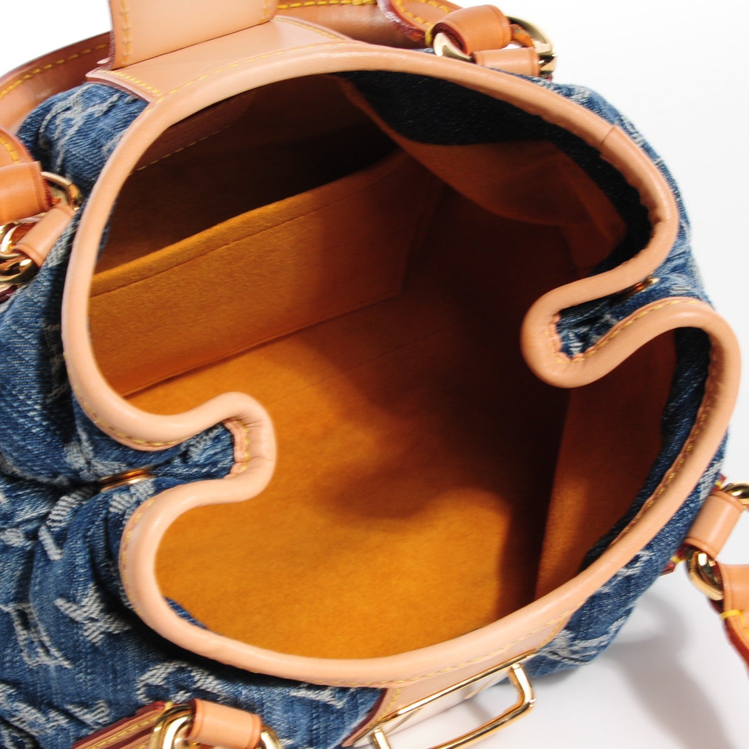 Louis Vuitton Monogram Denim Pleaty Blue 5 of 7
