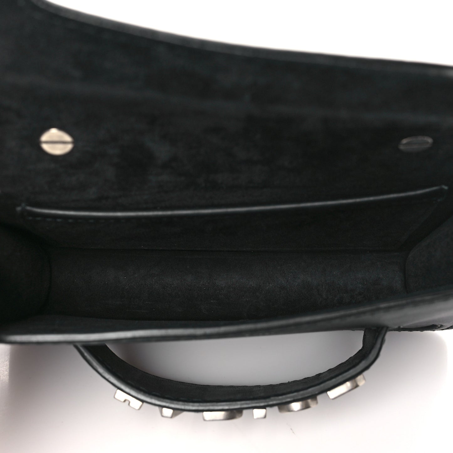 Smooth Calfskin Embroidered Mosaic of Mirrors Mini J'Adior Chain Flap Bag Black