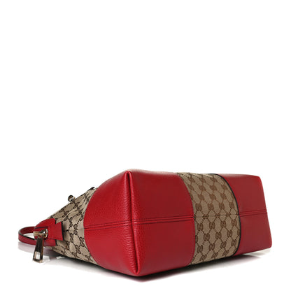 Gucci Monogram Medium Bree Shoulder Bag Red 5 of 6