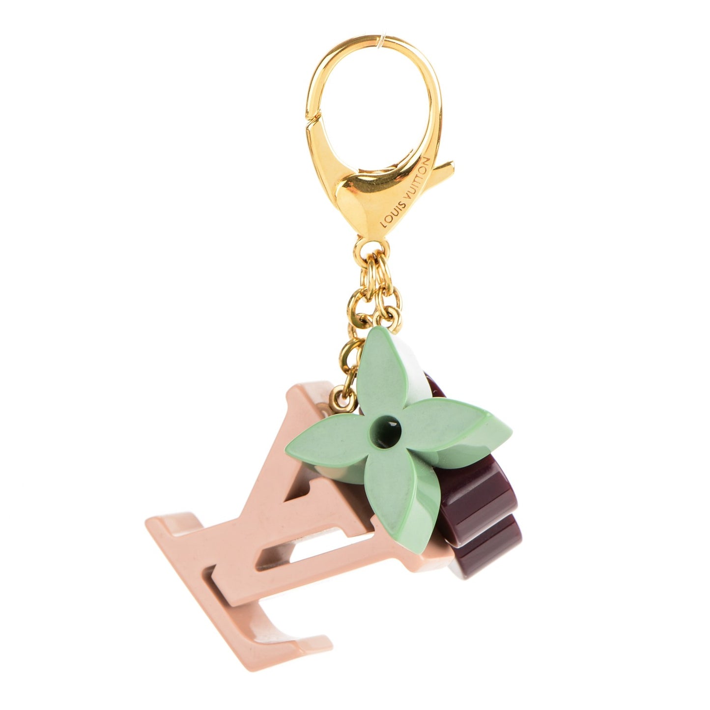 Resin Playtime Bag Charm Rose