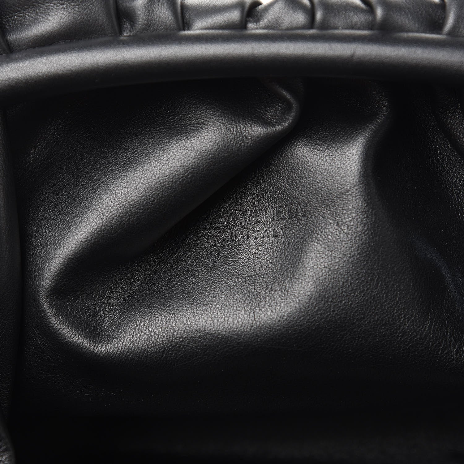 Bottega Veneta Smooth Butter Calf The Pouch Oversized Clutch Black 6 of 11