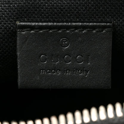 Gucci GG Supreme Monogram Appia Calfskin Web Small Camera Messenger Bag Black Grey 6 of 10