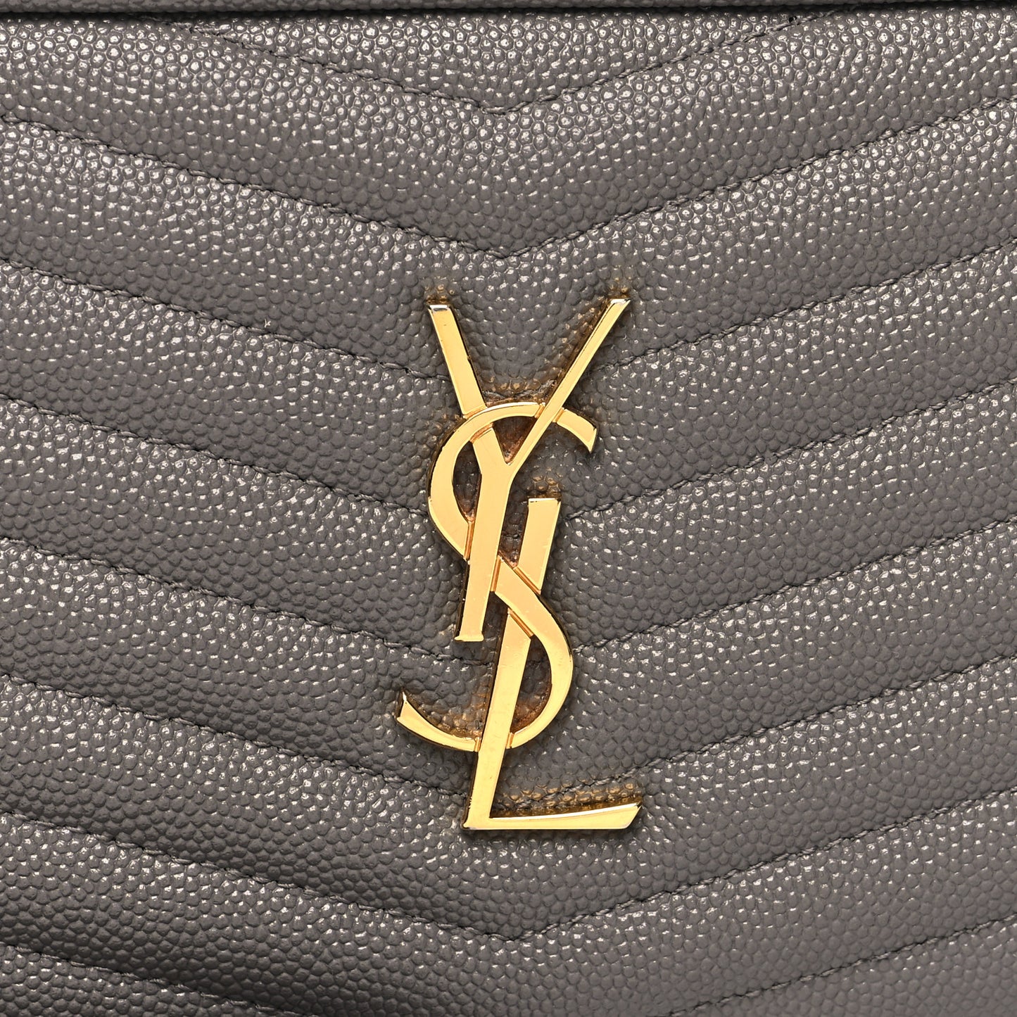 Grain De Poudre Matelasse Monogram Mini Lou Camera Bag Fog