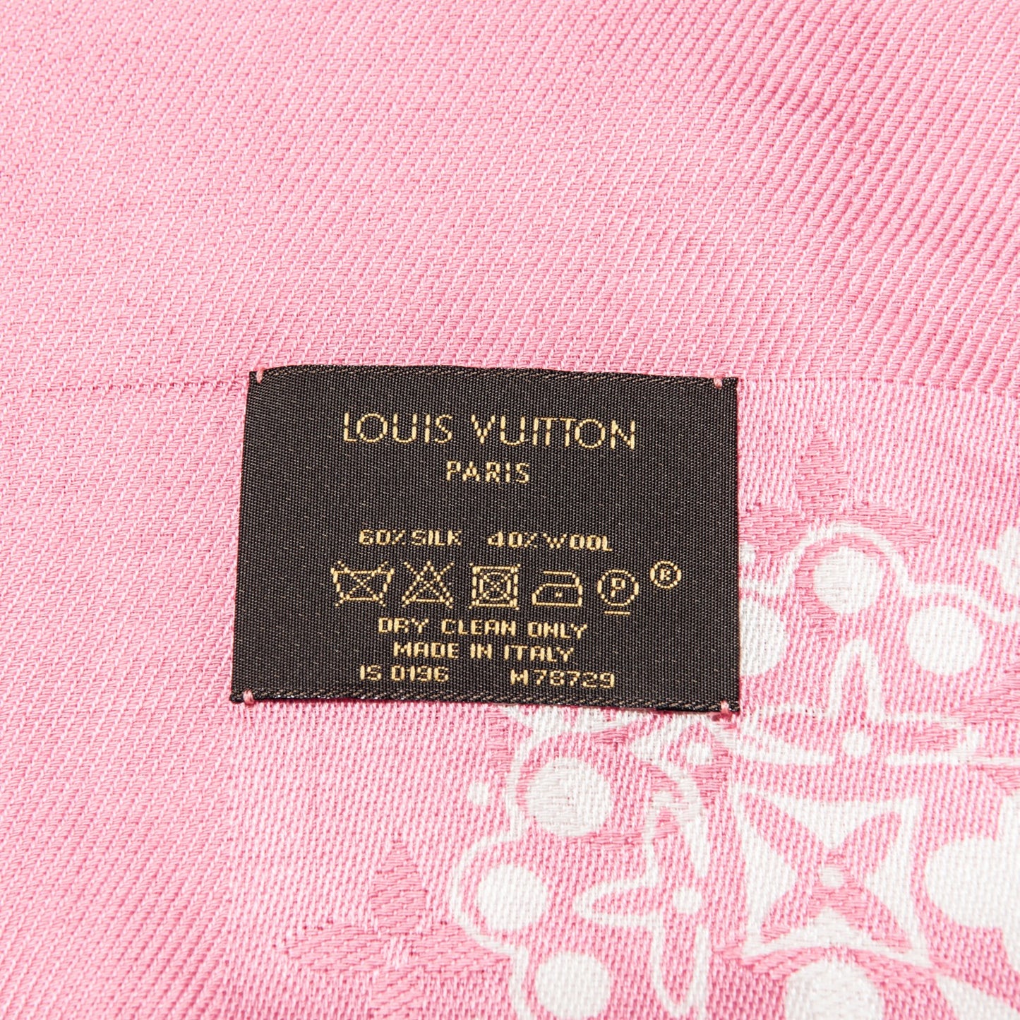 Silk Wool Amstramgram Shawl Pink