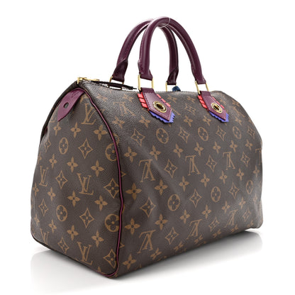 Louis Vuitton Monogram Totem Speedy 30 Magenta 3 of 11