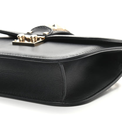 Valentino Garavani Vitello Small Glam Lock Rockstud Flap Black 6 of 10