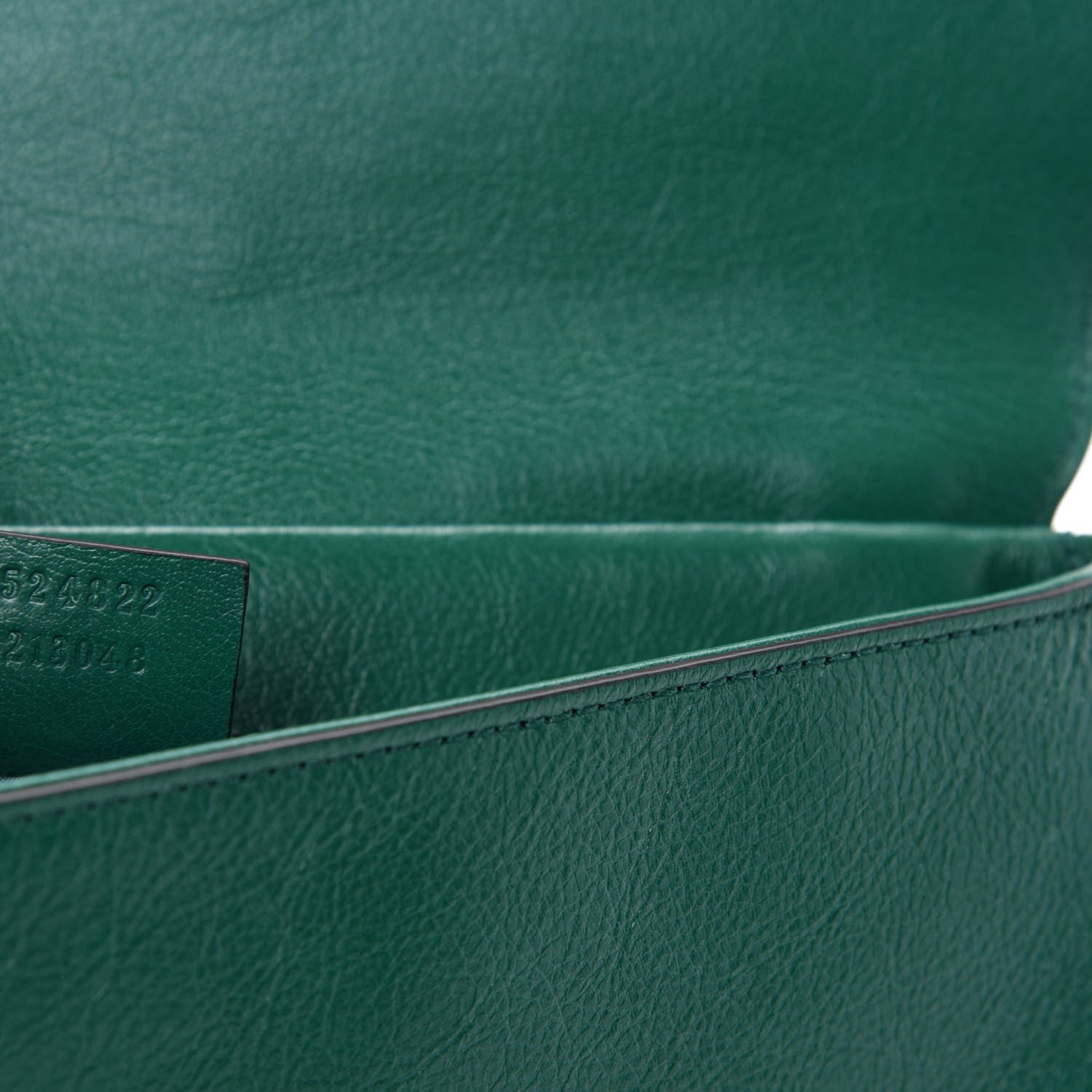Gucci Calfskin Medium Thiara Double Envelope Shoulder Bag Blue Green 10 of 11