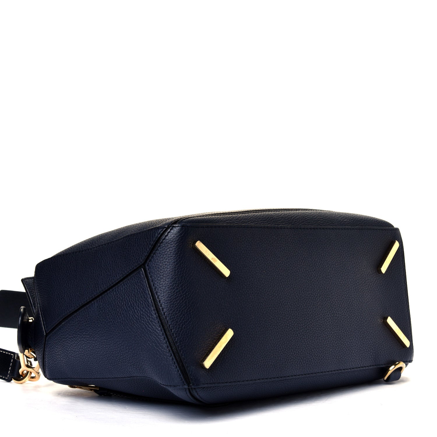 Loewe Calfskin Small Puzzle Bag Midnight Blue Black 3 of 8