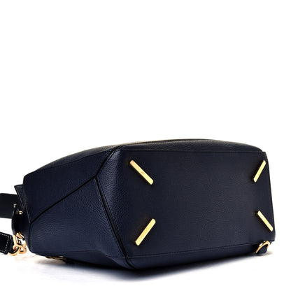 Loewe Calfskin Small Puzzle Bag Midnight Blue Black 3 of 8