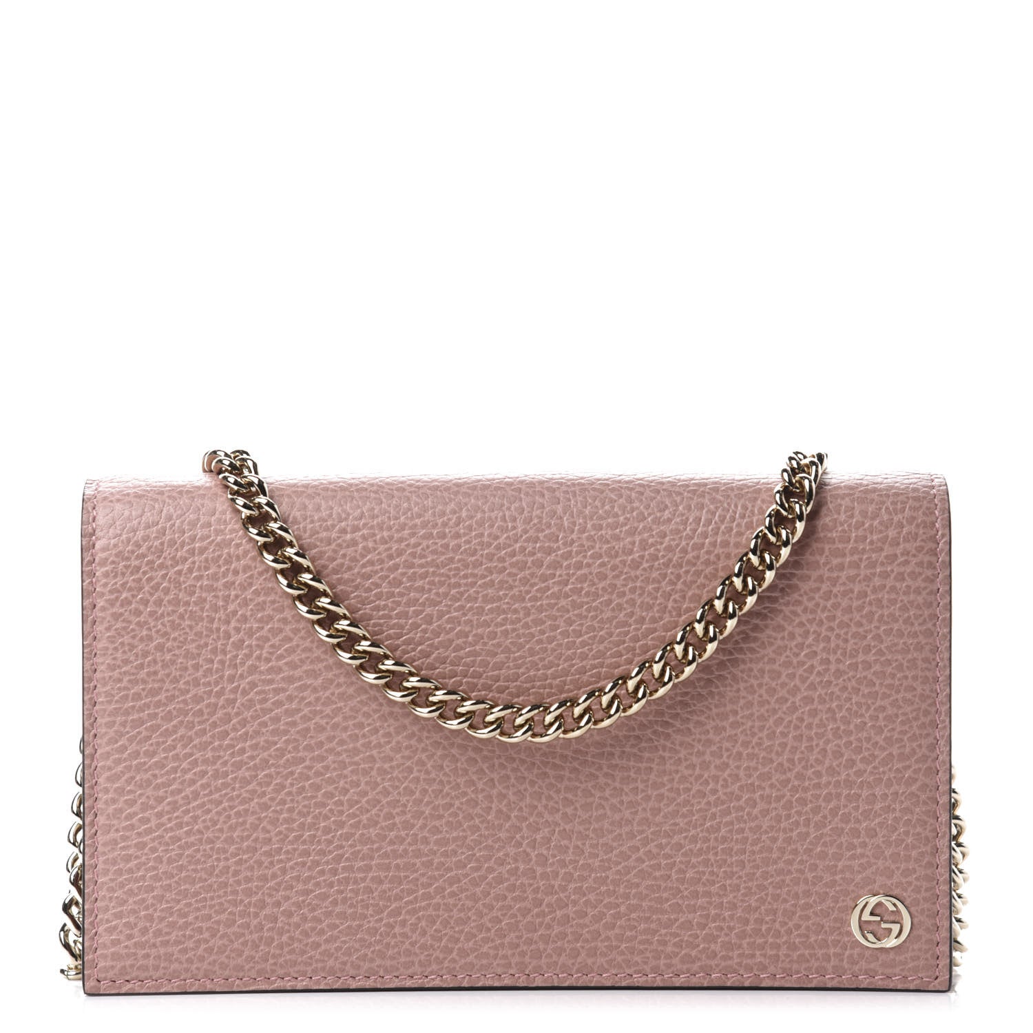 Gucci Dollar Calfskin Medium Betty Chain Wallet Soft Pink 1 of 11