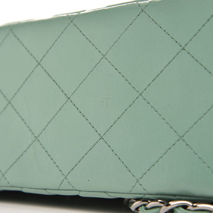 Chanel Lambskin Quilted Maxi Single Flap Green 11 of 11