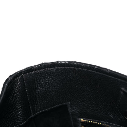 Tom Ford Grained Calfskin Sedgwick Medium Zipper Tote Black 14 of 20
