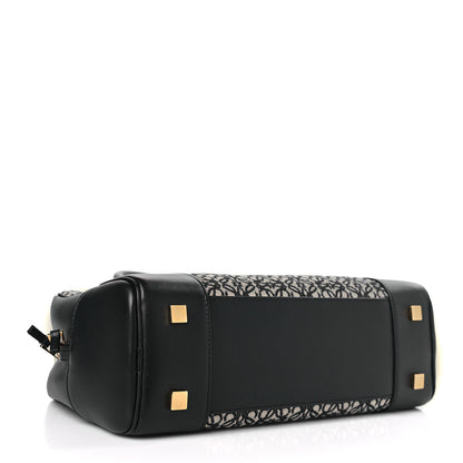 Loewe Jacquard Anagram Calfskin Amazona 28 Black Navy 4 of 8