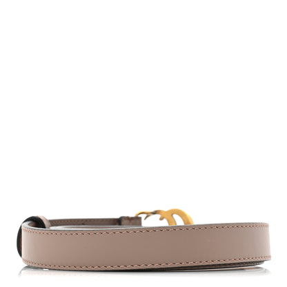 Gucci Calfskin Double G 20mm Belt 85 34 Porcelain Rose 2 of 5