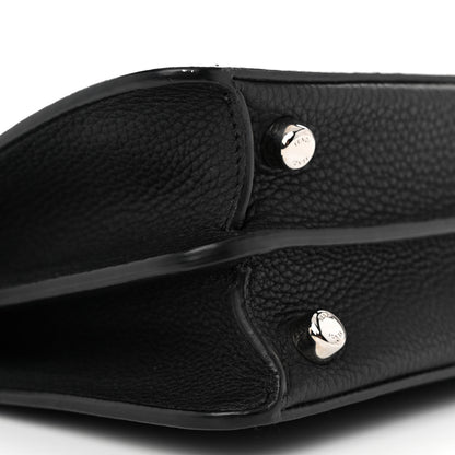 Fendi X NOEL FIELDING Cuoio Romano Painted Mini Peekaboo I SEE U Satchel Black Multicolor 9 of 11